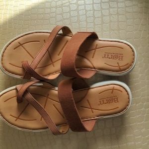 Born leather sandals
